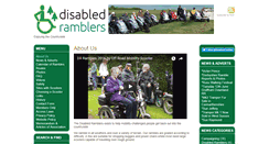 Desktop Screenshot of disabledramblers.co.uk